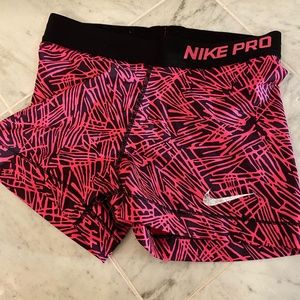 Nike Pro 3” spandex shorts
